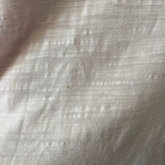 We The Free People Top Size Small Pink Knit Natasha Ruched Ruffle Long Sleeve - Picture 12 of 16